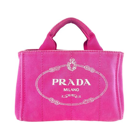 Prada Vintage Canapa Canvas Tote - Picture 1 of 7